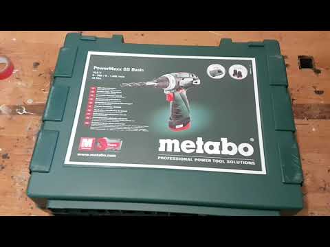 Акумулаторен винтоверт METABO POWERMAXX BS BASIC, 10.8 V, 2x2Ah, 34 Nm, с батерии и зарядно