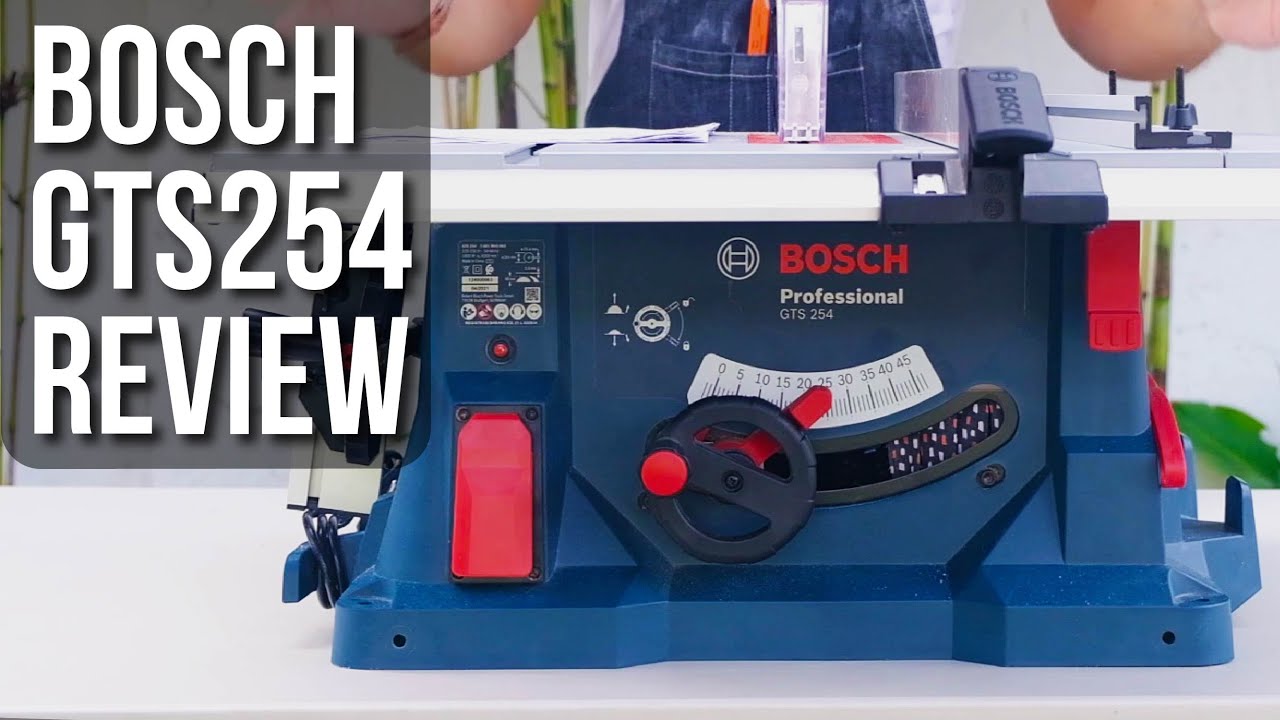 Настолен циркуляр Bosch GTS 254 Professional, 1800 W, 254 мм, 45 ° L