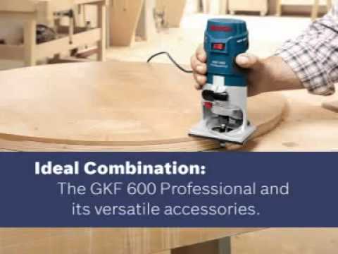 Електрическа фреза за кантове, Bosch GKF 600, 600 W