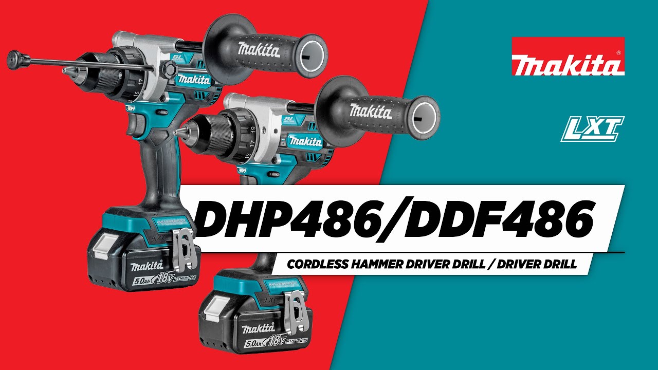 Акумулаторен ударен винтоверт Makita DHP489Z, 18V, LXT, 73Nm, безчетков мотор