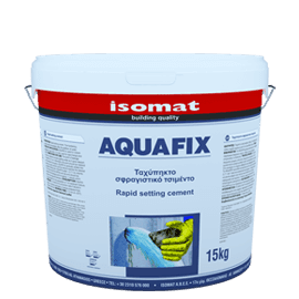 Цимент за спиране на водни течове AQUAFIX ISOMAT, Сив, 5kg