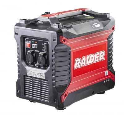 Бензинов монофазен инверторен генератор Raider RD-GG10, 2.5 kW, 4 л