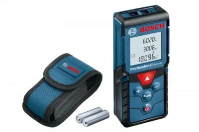 Лазерна ролетка Bosch GLM 40 Professional, 40 м, с 2 батерии