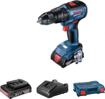 Акумулаторен безчетков ударен винтоверт Bosch GSB 18V-50, 18 V, куфар L-Case