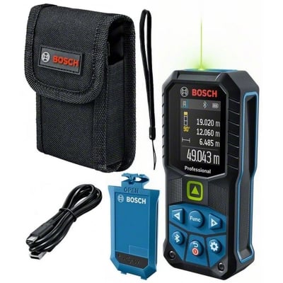 Лазерна ролетка Bosch за груби строителни работи, Bosch GLM 50-27 CG Professional, 0.05 - 50 м, 0-360