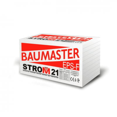 Стиропор Baumaster, EPS-90, 1000 х 500, 14-16кг/м3 - 2 см, 25 бр. в пакет