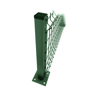 Ограден стълб 2.0m, 50 x 50мm, зеленo 