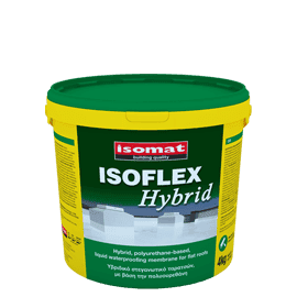 Хидроизолационна мембрана за плоски покриви ISOFLEX HYBRID, ISOMAT ISOFLEX HYBRID, 4 L
