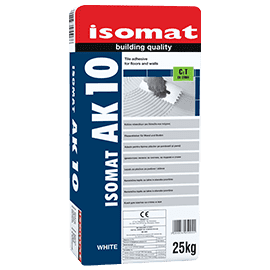 Лепило за плочки AK-10, ISOMAT AK-10, Сиво, 25 кг 