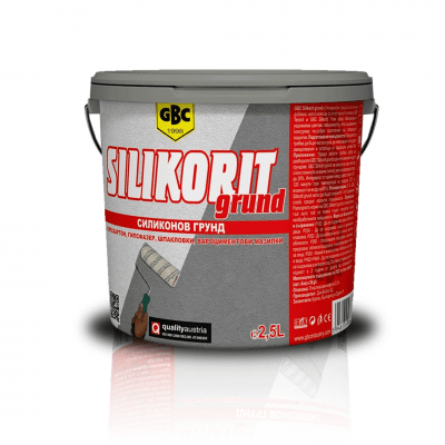 Силиконов грунд GBC Silikorit grund, за стени Силиконов грунд GBC Silikorit grund, за стени, 2.5 L