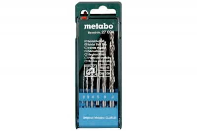 Комплект свредла за метал Metabo 627094000, HSS-G, 6 части
