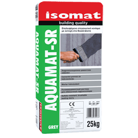 Циментова хидроизолация, AQUAMAT-SR ISOMAT Сив, 25kg