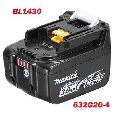 Батерия акумулаторна Li-ion, 14.4V, 3Ah, Makita BL1430 (632G20-4)