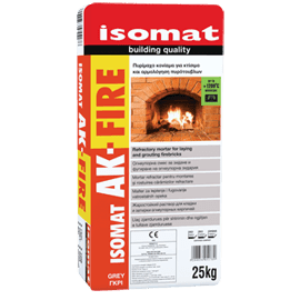 Огнеупорна смес за зидане, ISOMAT AK-FIRE ISOMAT AK-FIRE, 25кг