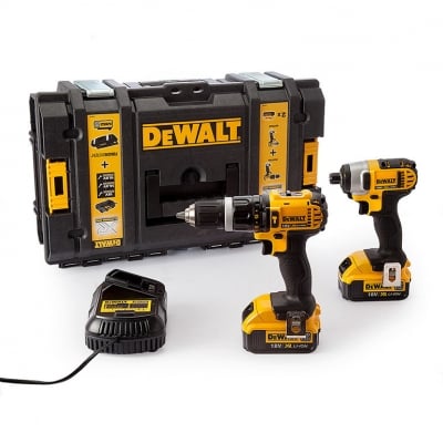 Комплект акумулаторни инструменти DeWALT DCK285M2 (Винтоверти DCD785 + DCF885) 18V, 2x4A