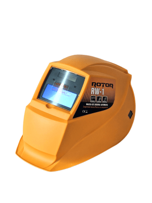 Шлем за заваряване, автоматично регулиране, с батерия и слънчево захранване Rotor