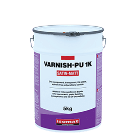 Полиуретанов лак и свързващ агент за декоративни каменни килими, VARNISH-PU 1K