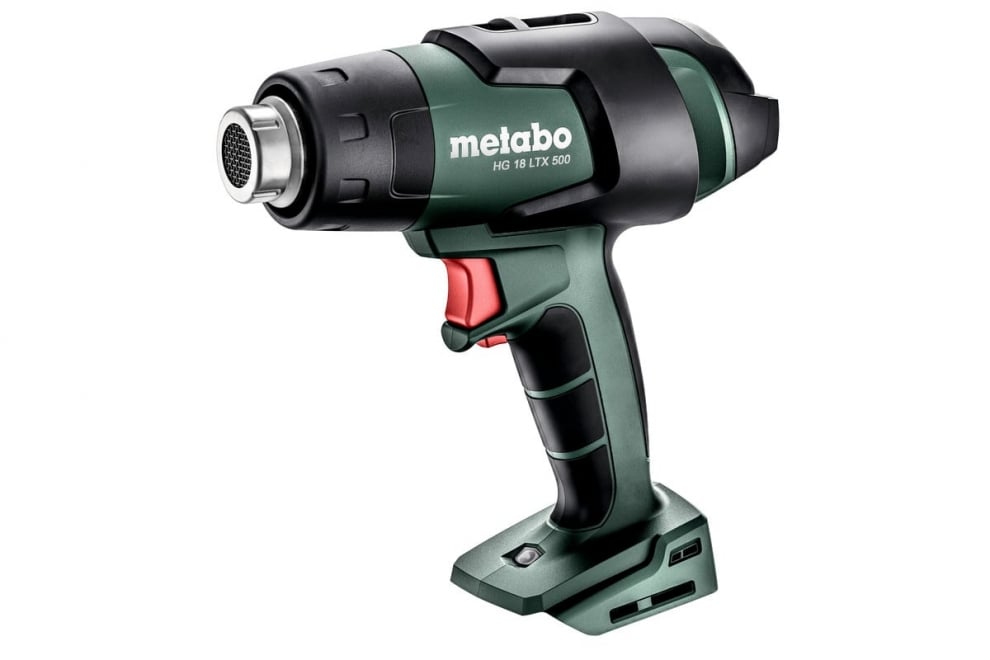 Акумулаторен пистолет за горещ въздух Metabo HG 18 LTX 500, 18 V, без ...