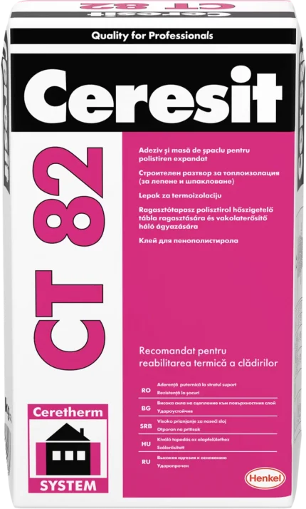 Лепило-шпакловка за плочи от EPS CERESIT CT 82 | StroyMart.BG | Твоята ...