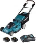 Акумулаторна косачка Makita DLM330Z + Акумулаторен тример Makita DUR181Z + Акумулаторна батерия Makita BL1830 2 бр. + Бързозарядно устройство Makita DC18RC