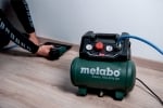 Монофазен безмаслен бутален компресор за въздух METABO BASIC 160-6 W OF, 0.9 kW, 6 л, 8 бара, 160 л/мин