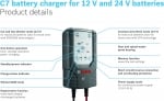 Зарядно устройство за акумулатори Bosch C7, 230 V, 3.5 A /7 A