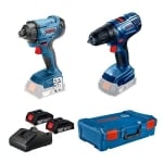 Комплект акумулаторни инструменти Bosch GWS 180 + GSR 18V + 2x GBA + GAL + XL-boxx