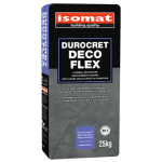 Микроцимент ISOMAT DUROCRET-DECO FLEX, 25кг, сив
