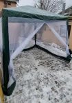 Градинска шатра с мрежа против комари - 300 x 250 x 300 cm