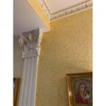 Копринено - памучна интериорна мазилка Silk Plaster,  голям релеф, Victoria, SP702
