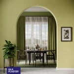 Копринено - памучна интериорна мазилка Silk Plaster, голям релеф, Victoria, SP715