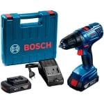 Акумулаторен винтоверт Bosch ГСР 180ЛИ, 2 + батерии+ куфар