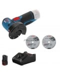 Акумулаторен ъглошлайф Bosch GWS 12V-76 0615990M3E, 12 V / 2.0 Ah