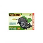 Ръчен циркуляр PROCRAFT KR1400, 1400W, 185 мм, 5500