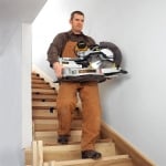 Настолен циркуляр с герунг и изтегляне DeWALT DWS780, 1675W, ф305