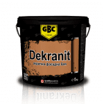 Цветна акрилна фасадна боя GBC Dekranit Color, 6 подбрани цвята, 25 L