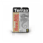 Лепило за плочки бързостягащо TERRAX FLEXABILE C2FT, 25КГ