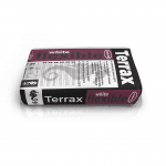 Бързосвързващо флексово лепило Terrax Flexible,  с фибри, C2FT, бял