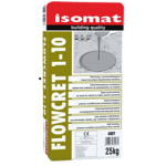 Саморазливна подова замазка FLOWCRET 1-10 ISOMAT, Сиво, 25kg