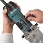 Фреза челна / оберфреза Makita 3712, 530W, 6мм цанга