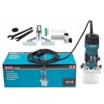 Фреза челна / оберфреза Makita 3712, 530W, 6мм цанга