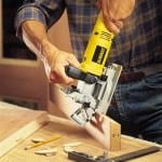 Електрическа дърводелска фреза DeWALT DW682K, за плоски дюбели тип бисквитки, 600W, 100 мм