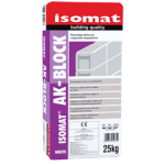 Циментова смес за зидане на газобетон, ISOMAT AK-BLOCK , Бяло, 25кг