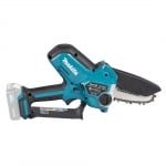 Мини резачка / акумулаторен верижен трион Makita UC100DZ, 12V, CXT, 10 см шина, .325" LP верига, безчетков мотор