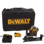 Линеен лазерен нивелир DeWALT DCE089D1G, 30м, 3 лъча