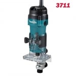 Електрическа челна оберфреза Makita 3711, 530W, 6мм, 32000 об./мин.