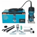 Електрическа челна оберфреза Makita 3711, 530W, 6мм, 32000 об./мин.
