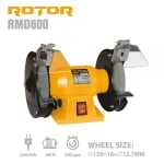 RMD600 ROTOR Шмиргел, 2950 об/мин, 2×150 камъка, 220 V