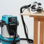 Електрическа прахосмукачка за сухо и мокро почистване, Makita VC2211M, 1050 W, 3500 л/мин., 22 л.