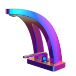 RAINBOW Смесител за мивка стоящ баня комплект с витло ф25 by THS